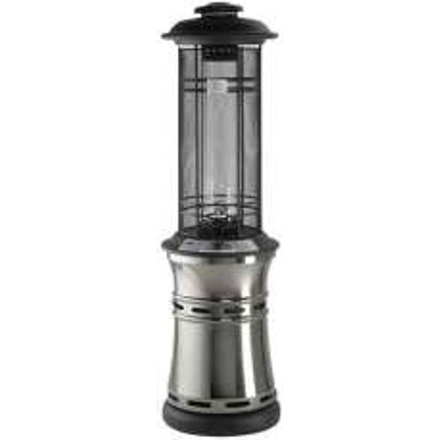 Lifestyle Appliances Santorini 11kw Gas Flame Patio Heater, Silver