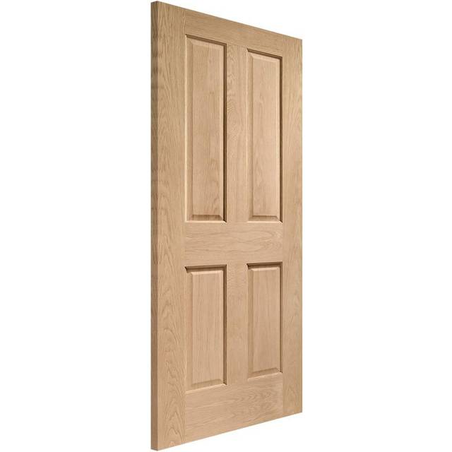XL Joinery Internal Oak Victorian 4 Panel Door (Size: 1981 x 457mm, Thickness: 35mm, Fire Door: No)