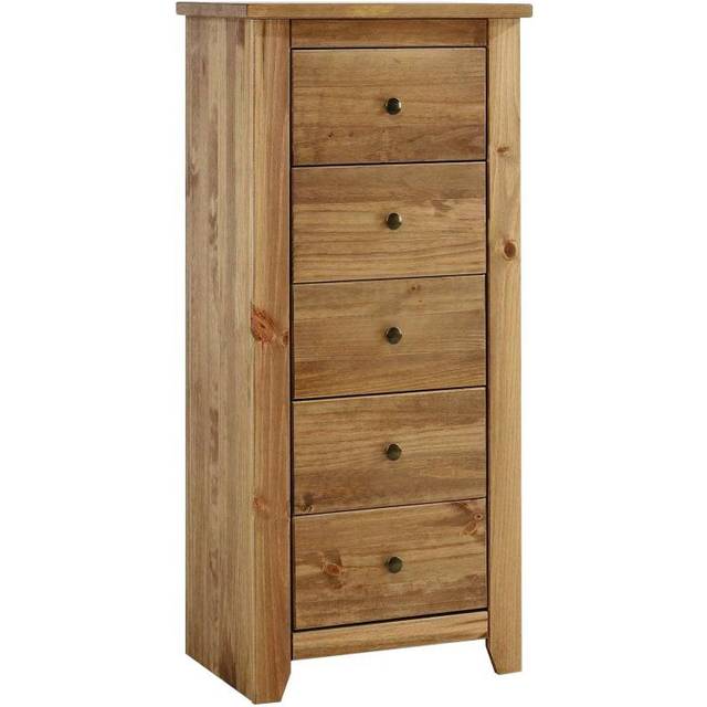 Havana pine 5 drawers chest (1 pack)
