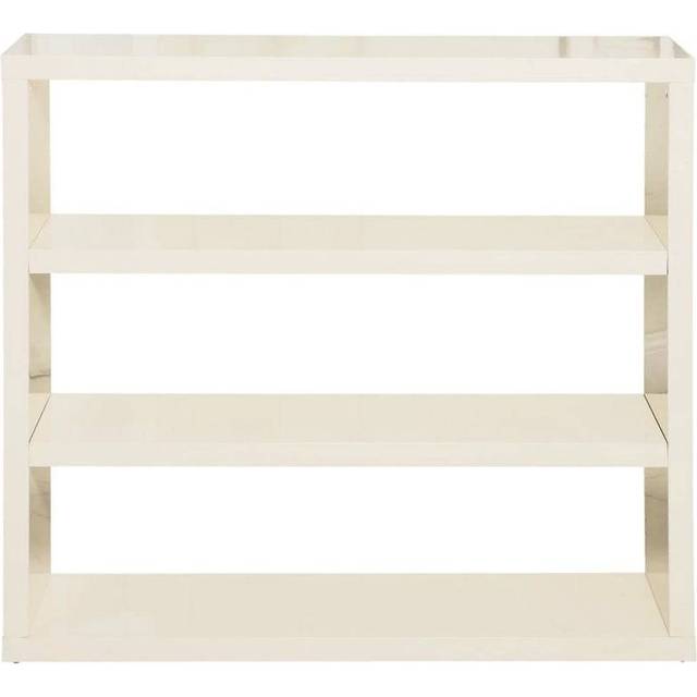 Puro High Gloss Stone Bookcase - Sleek Modern Storage