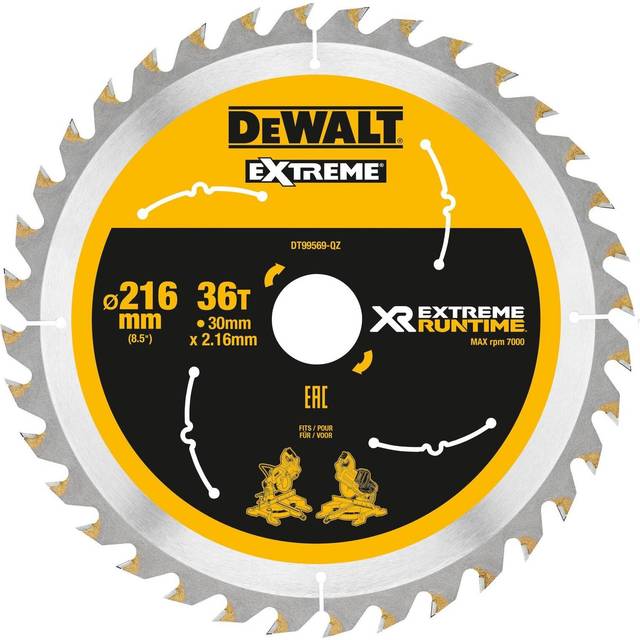 Dewalt DT99569-QZ xr FlexVolt Circular Saw Blade 216mm 36 Tooth DCS777 Mitre Saw