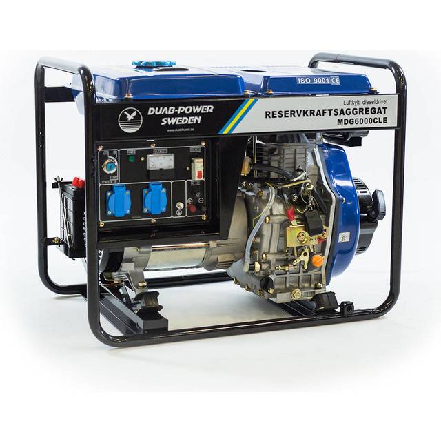 Duab-Power Elverk MDG6000CLE 1-fas diesel