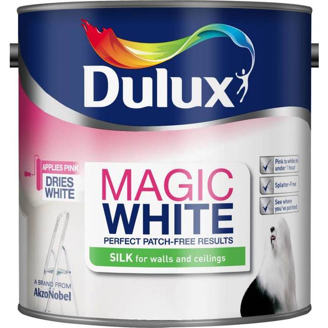 Dulux Magic Silk Emulsion Paint, 2.5L, White