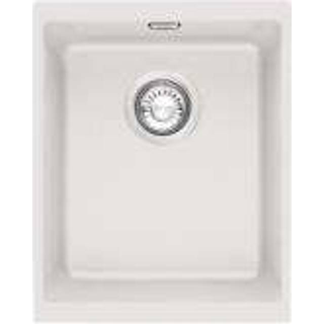 Franke Sirius 1.0 Bowl White Tectonite Undermount Kitchen Sink SID110-
