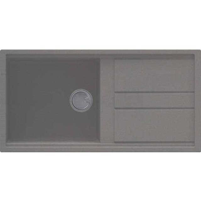 Reginox Best 480 1.0 Bowl Granite Light Grey Kitchen Sink &amp; Waste