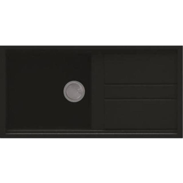 Reginox Best 480 1.0 Bowl Granite Black Kitchen Sink &amp; Waste