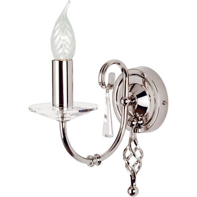Elstead AG1 POL NICKEL Aegean One Light Wall Light Polished Nickel