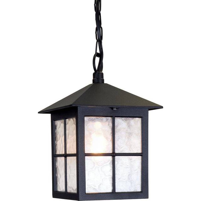 Elstead BL18B BLACK Winchester Porch Chain Lantern Black