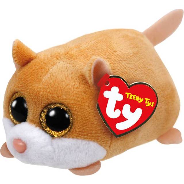 TY TY42217 42217 Peewee hamster plyschdjur, flerfärgad