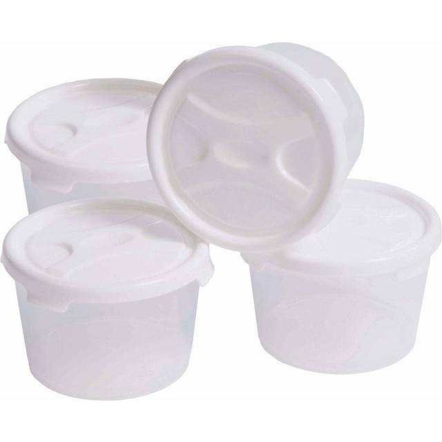 Wham Food Container with Lid 300ml 4 Pack