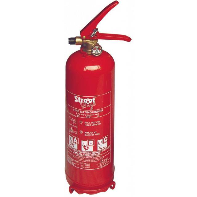 Swfe1g fire extinguisher 1kg dry powder abc+ gauge fitting bracket by streetwize