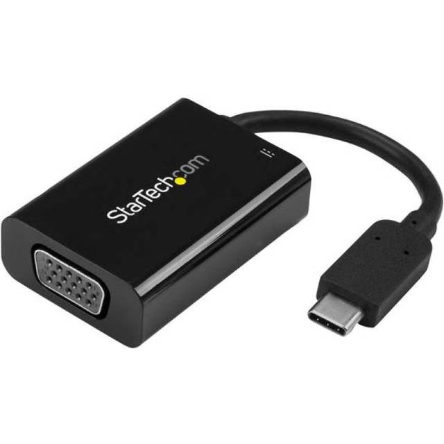 Startech.com Usb-c To Vga Video Adapter With Usb Power Delivery - 2048x1280