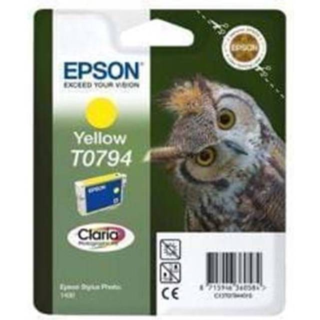 Epson 114019880804 Original Epson T0794 Claria Photographic Yellow Ink Cartridge