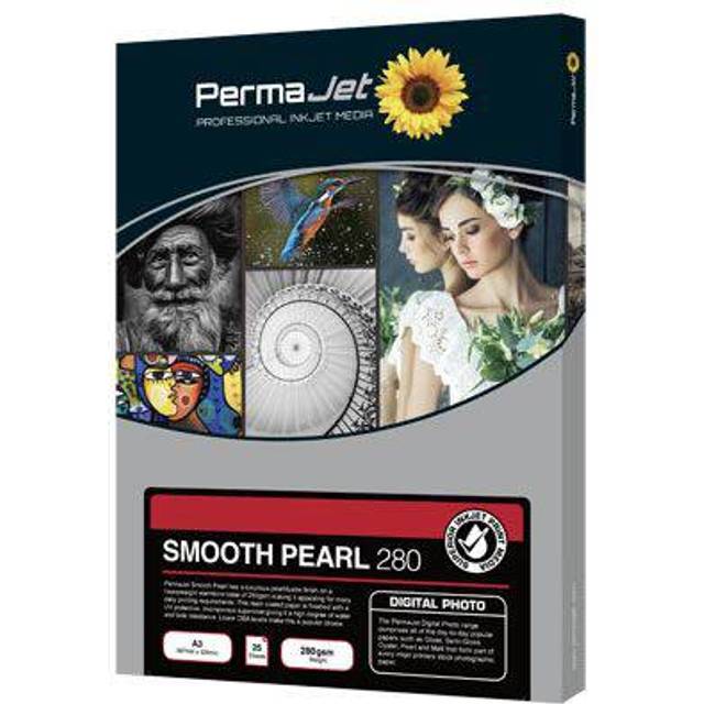 Permajet Smooth Pearl A2 280gsm Photo Paper - 25 Sheets