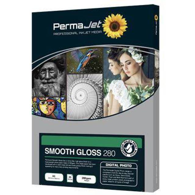 Permajet Smooth Gloss 6x4 280gsm Photo Paper - 100 Sheets
