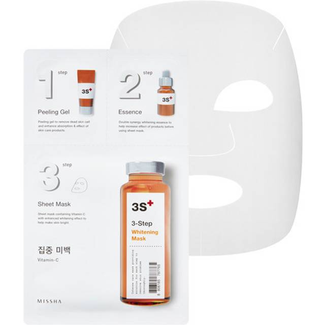 Missha 3-Step Face Mask Whitening