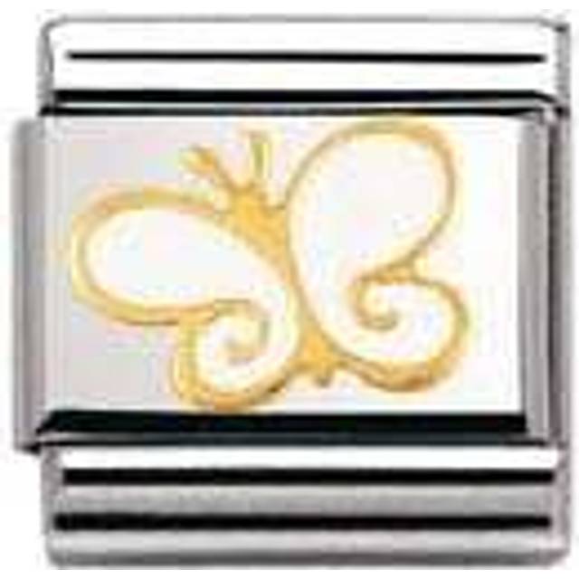 Nomination Classic Gold Butterfly Flowers &amp; Nature Charms