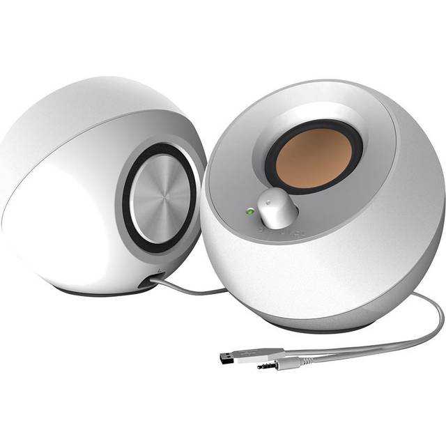 Creative Pebble - Højttalere - til PC - 4.4 Watt (Total) - hvid