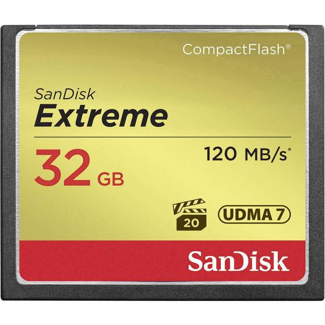SanDisk Extreme 120MB sec 800x Compact Flash Card 32GB