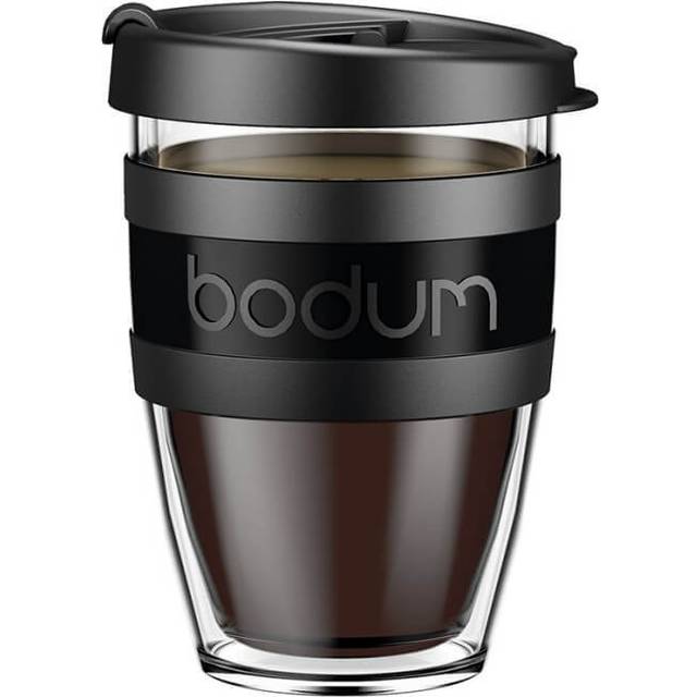 Bodum Joycup Double Walled With Silicon Grip - 0.3L, Black