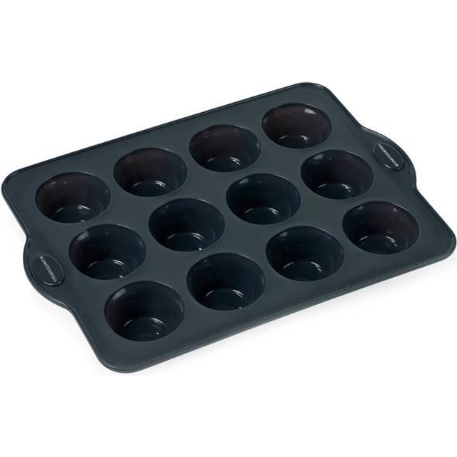 Blomsterbergs Silicone Muffin Mold 12 pcs Gray