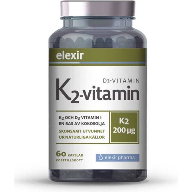 Vitamin K2+D3 200 mcg 60 kapslar
