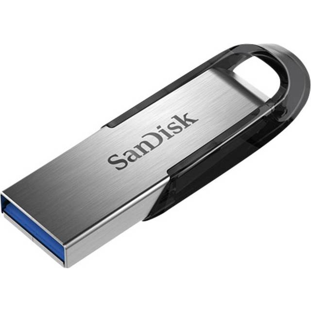 SanDisk 64GB Ultra Flair, USB 3.0 Flashminne, upp till 150 MB/s, Silver