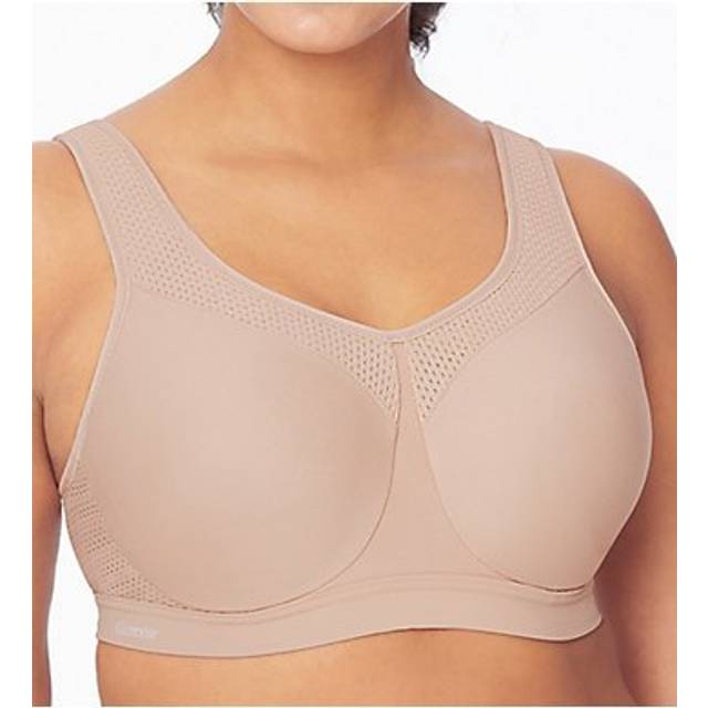 Glamorise Full Figure Plus Size High Impact Wonderwire Sports Bra - Coffee