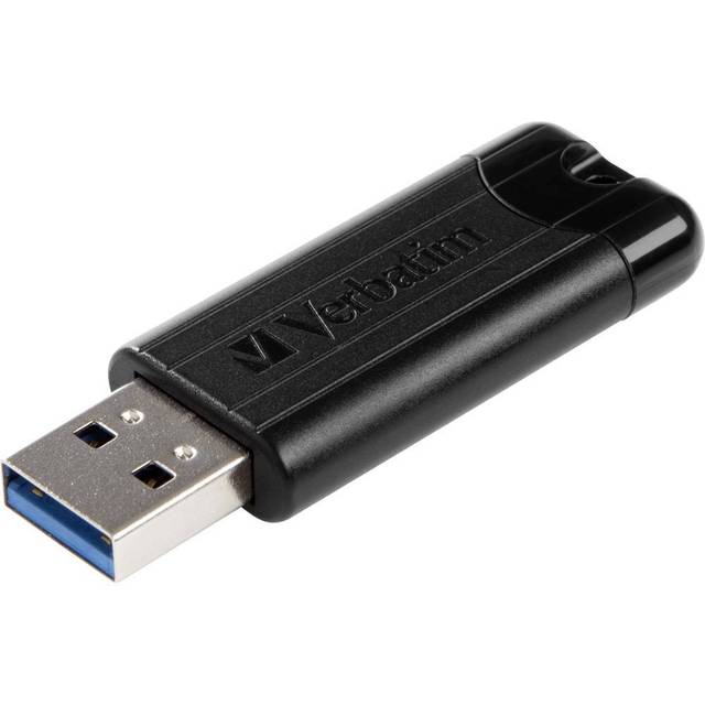 Verbatim 49318 64GB Store'n'Go kritstreck USB 3.0 Flash-enhet, Svart