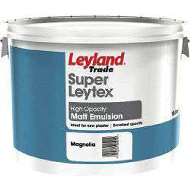 Leyland Trade - Super Leytex Matt Magnolia (Ready Mixed) 10L