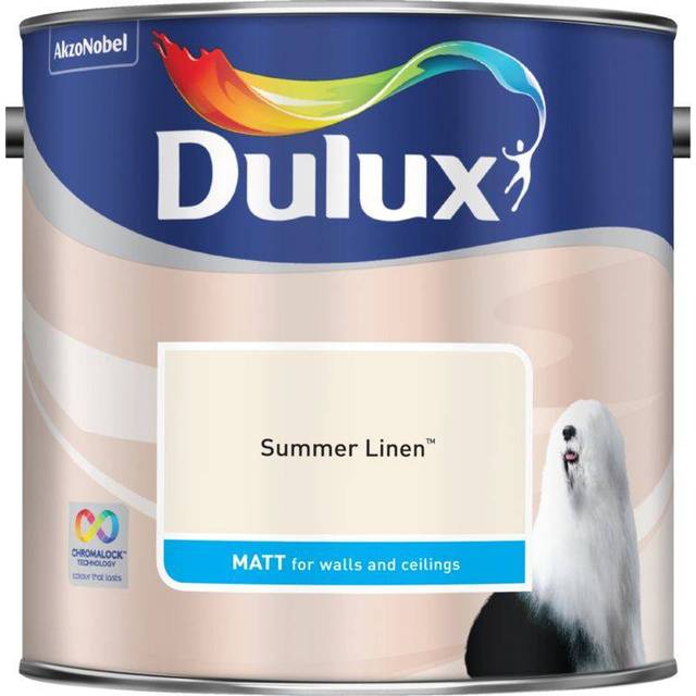 Dulux Matt Emulsion Paint - Summer Linen - 2.5L