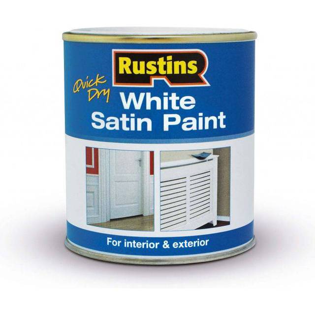 Rustins WHISW250 White Satin Paint 250ml