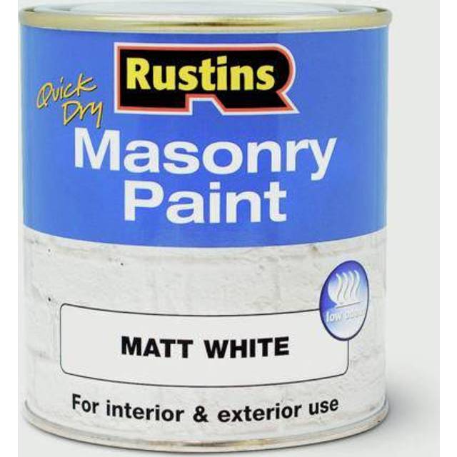 Quick Dry Masonry Paint White 500ml