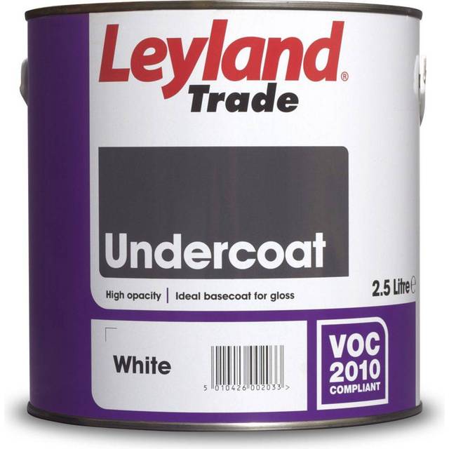 Leyland Trade Undercoat Paint White 2.5L