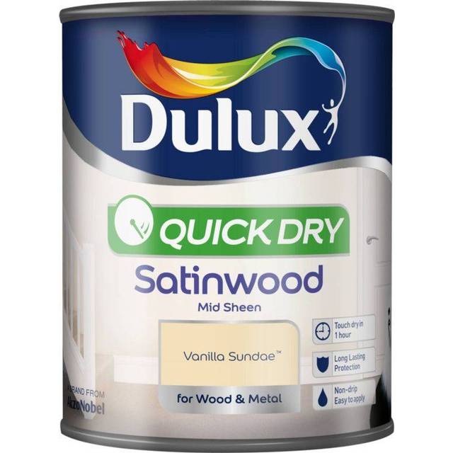 Quick Dry Satinwood - 750ml - Vanilla Sundae - Dulux