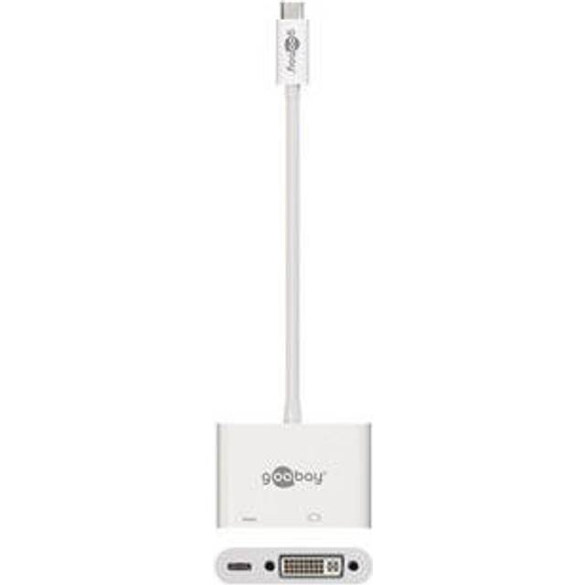 Goobay USB-C till DVI & USB-C-adapter