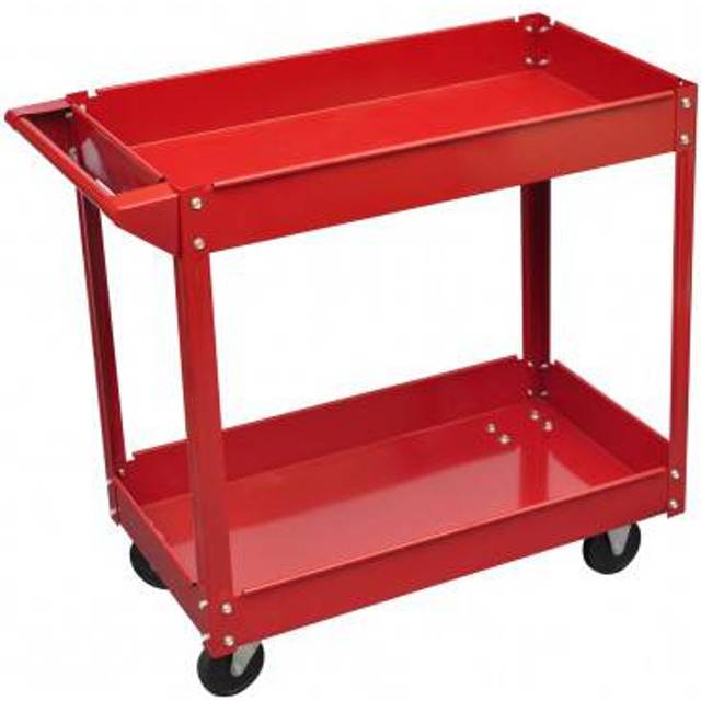 vidaXL Workshop Tool Trolley 100 kg Red - red