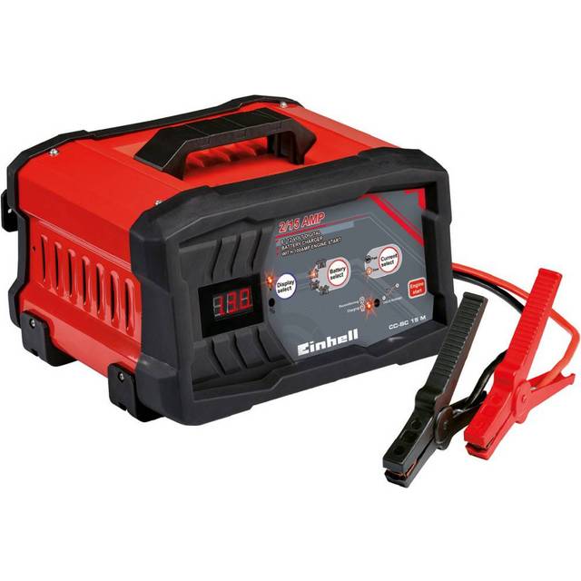 Einhell smart car battery charger perfect for winter smart charging cc-bc 15 m