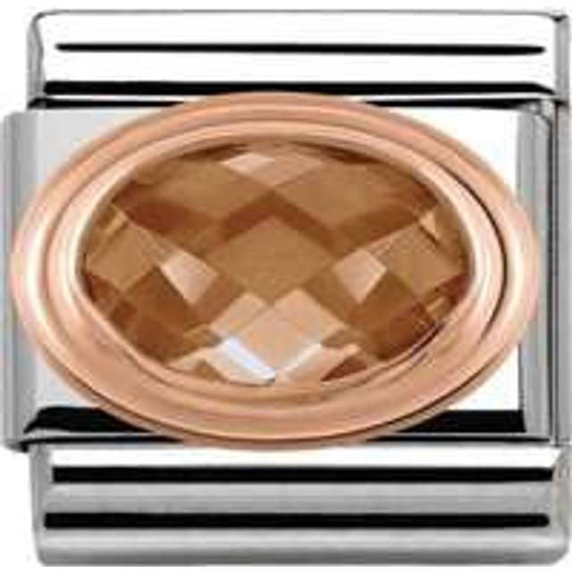Composable Classic Faceted Zirconia Rose Gold Champagne Link 430601/024