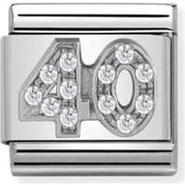 Nomination Classic Silver 40 Number Charms