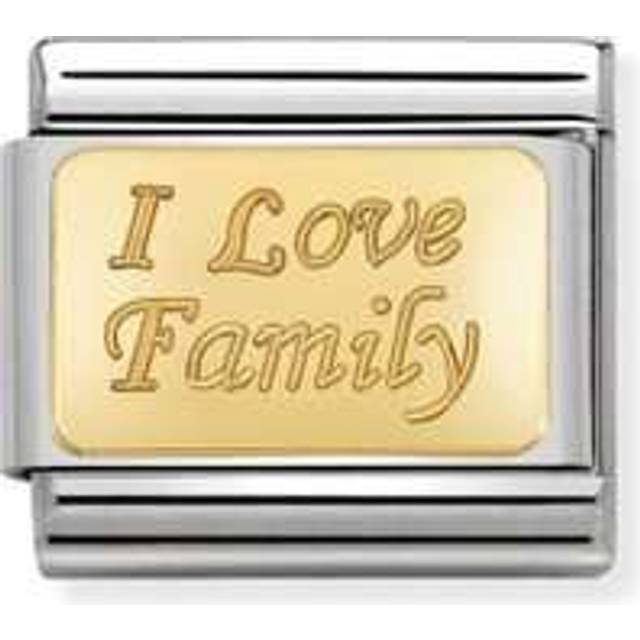 Nomination Gold I Love Family Charm