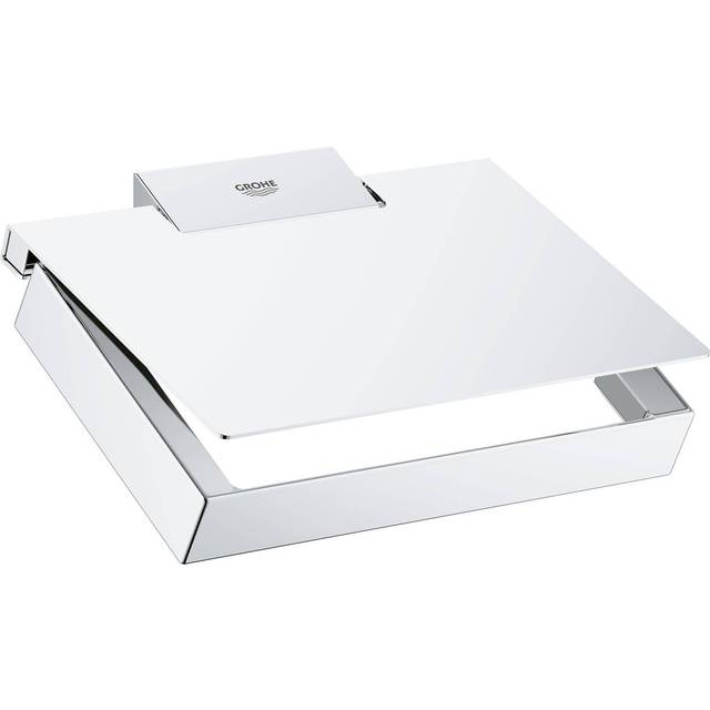 Grohe Selection Cube Toilet Roll Holder - Chrome