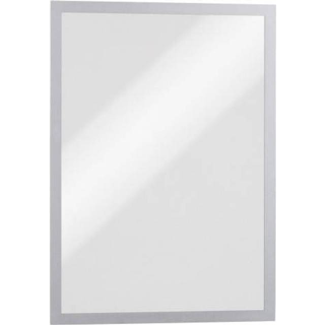 Durable Duraframe Magnetic Signage Frame For Metal - 5 Pack - A3 Silver, Silver