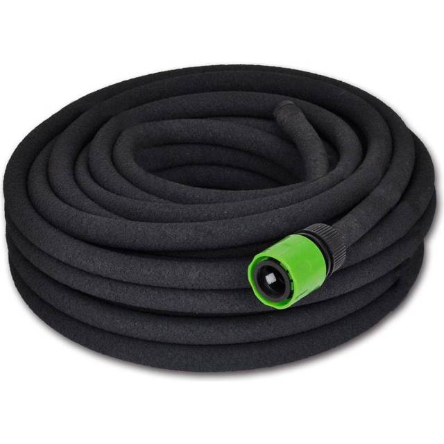 New Garden Watering Soaker Hose Irrigation 25M Sprinkler Lawn Flexible Black
