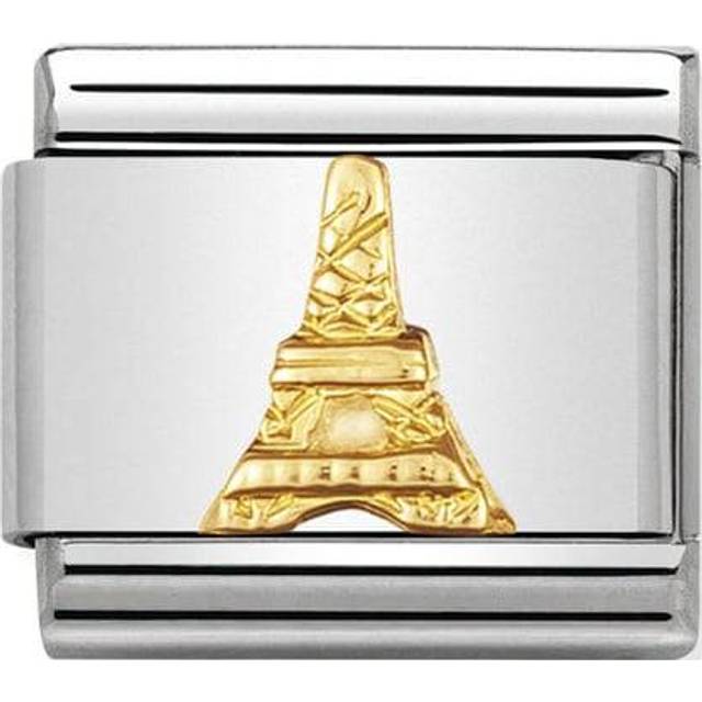 Nomination Classic Monuments Eiffel Tower Charm - 18k Gold - Silver,Gold