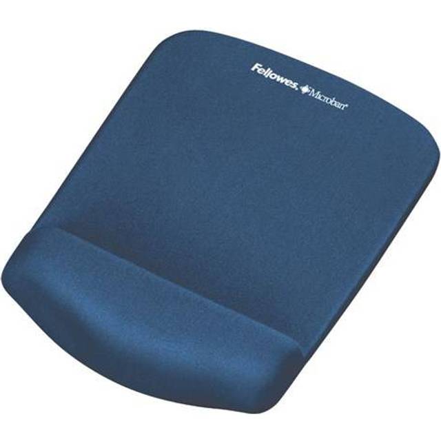 Fellowes 9287302 PlushTouch musmatta handledsstöd med mikroban - blå