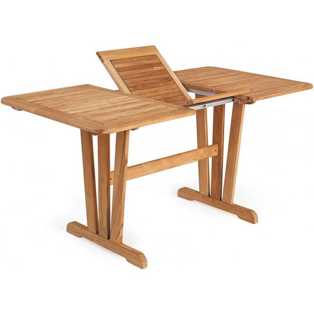 Brafab Cornelia matbord Teak 125 - 185 x 90 cm