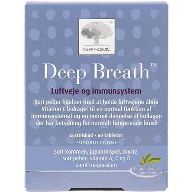 Deep Breath 60 tabletter - New Nordic