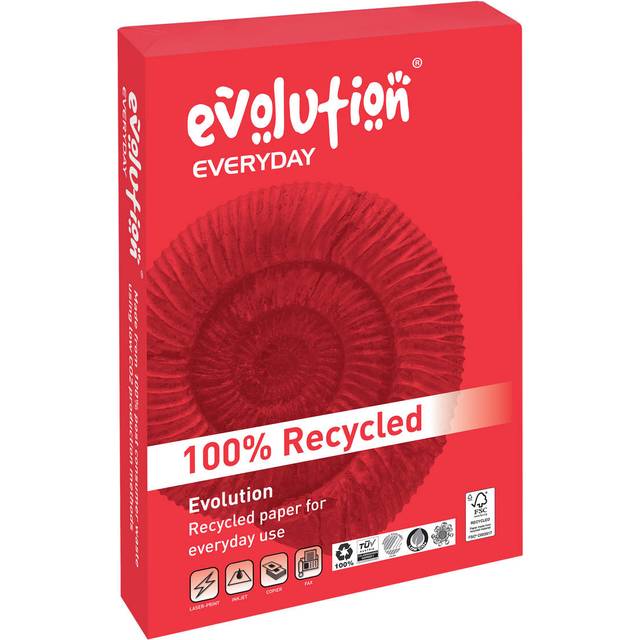 Evolution White Everyday A3 Recycled Paper 80gsm (500 Pack)