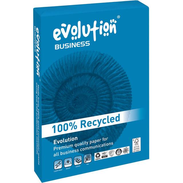 Evolution White A4 Business Recycled Paper 120gsm (250 Pack)